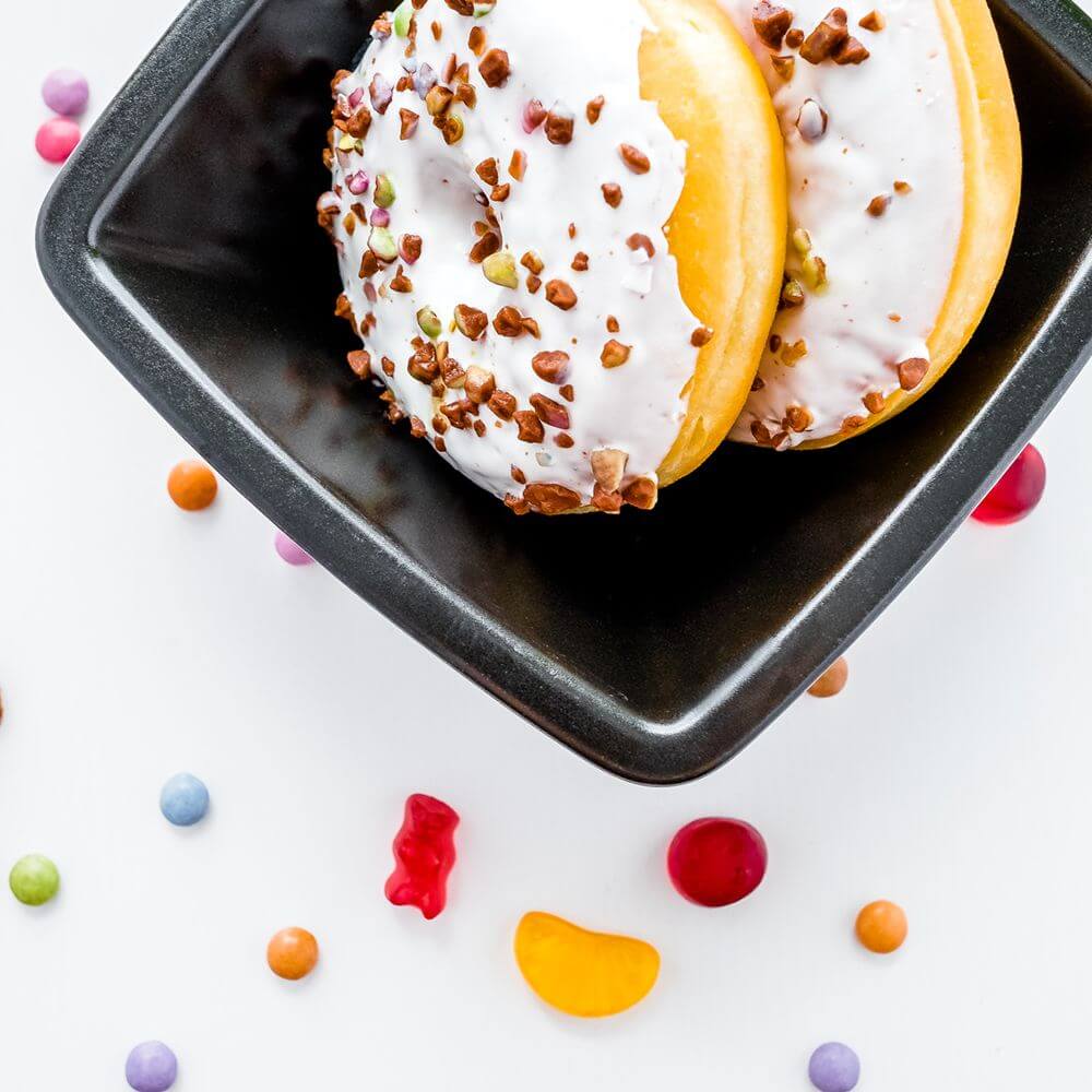 
                                                    Donuts zum Mitnehmen
                                                